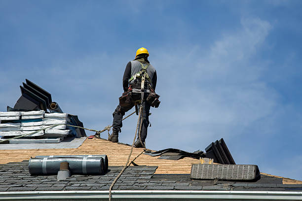 Professional Flat Roof Repair technician working in Osceola, MO
